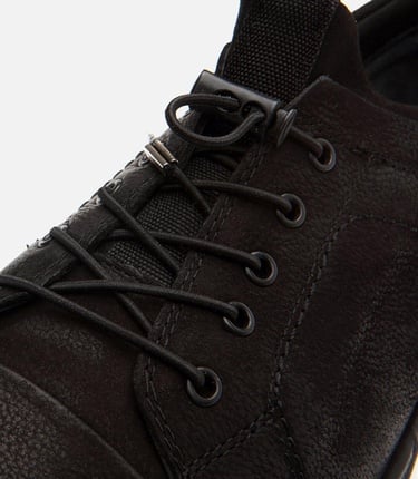  Erkek Deri Siyah Günlük Ayakkabı