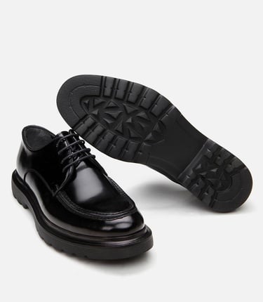  Erkek Deri Siyah Günlük Ayakkabı