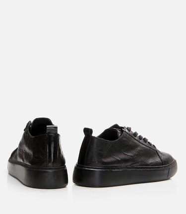  Erkek Deri Siyah Günlük Ayakkabı