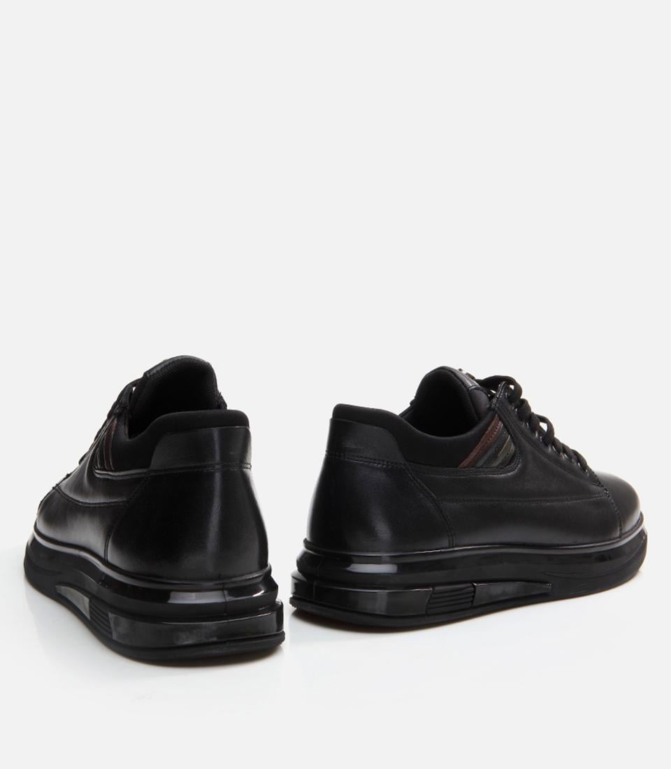 Erkek Deri Siyah Günlük Ayakkabı