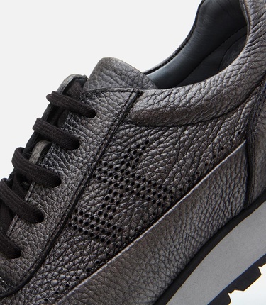  Erkek Deri Gri Spor Ayakkabı