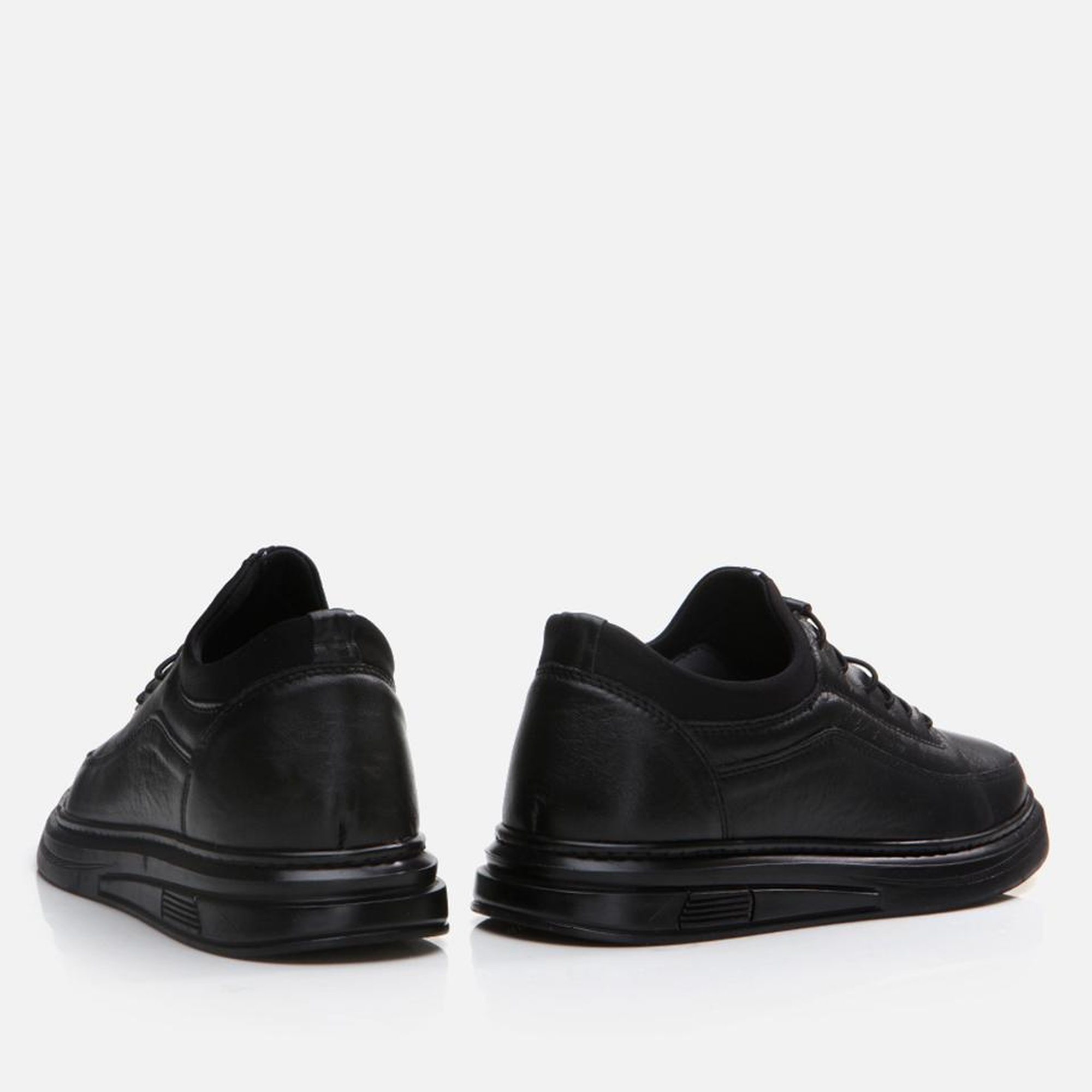 Erkek Deri Siyah Günlük Ayakkabı