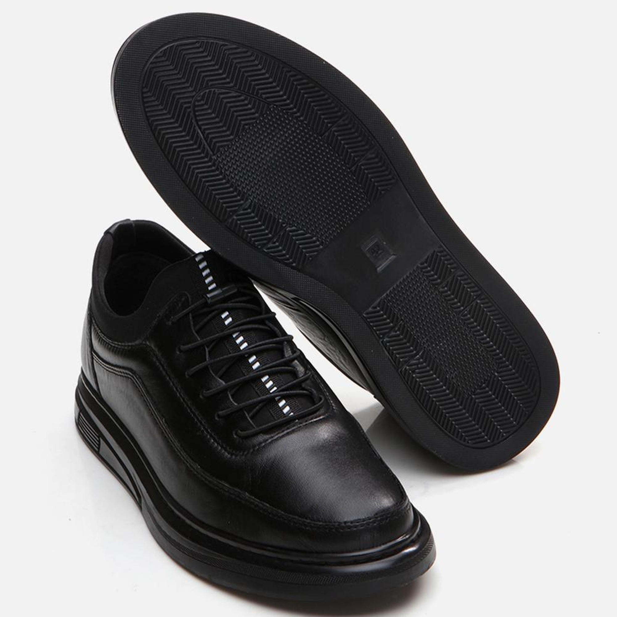 Erkek Deri Siyah Günlük Ayakkabı