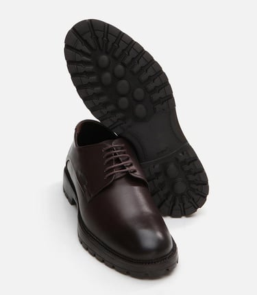  Erkek Deri Kahverengi Günlük Ayakkabı