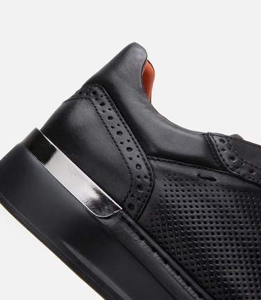  Erkek Deri Siyah Günlük Ayakkabı