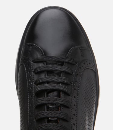  Erkek Deri Siyah Günlük Ayakkabı