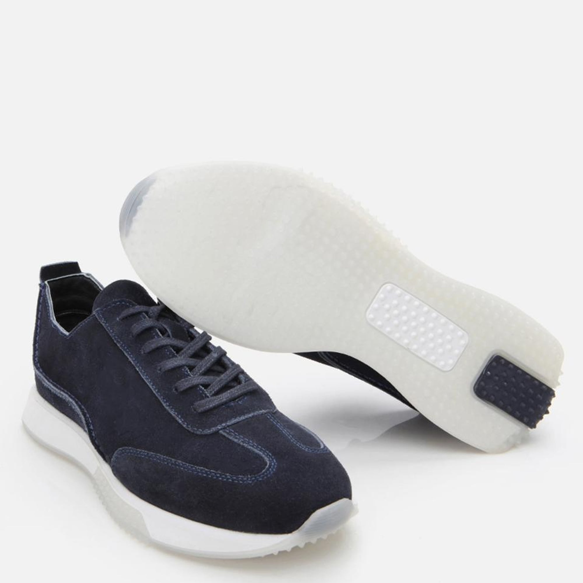 Erkek Süet Deri Lacivert Spor Ayakkabı