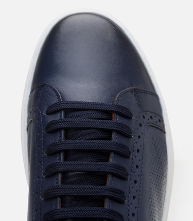  Erkek Deri Lacivert Günlük Ayakkabı