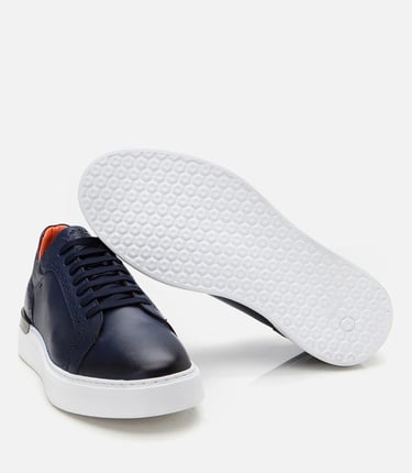  Erkek Deri Lacivert Günlük Ayakkabı