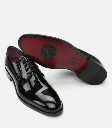  Erkek Deri Siyah Klasik Ayakkabı