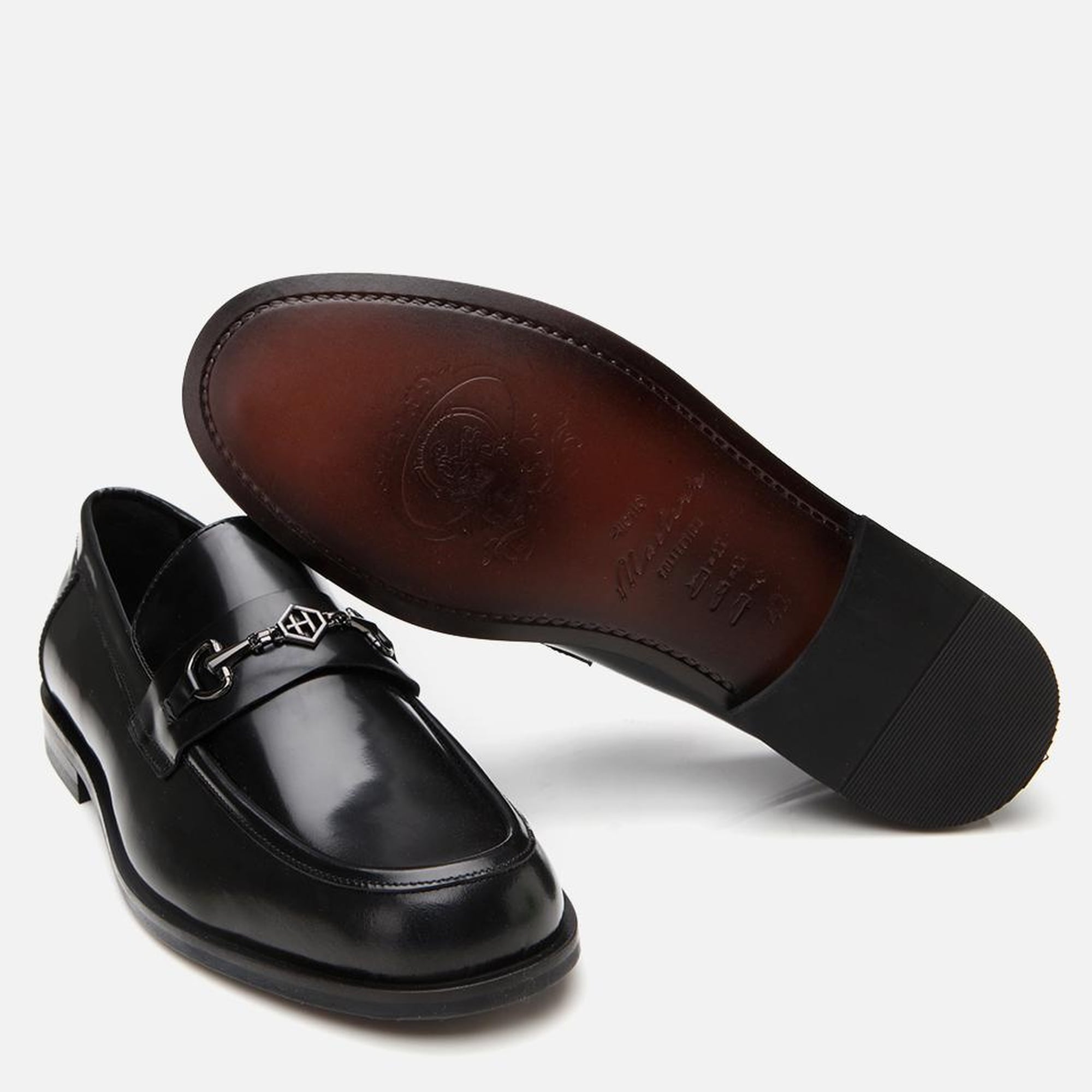 Erkek Deri Siyah Toka Detaylı Loafer