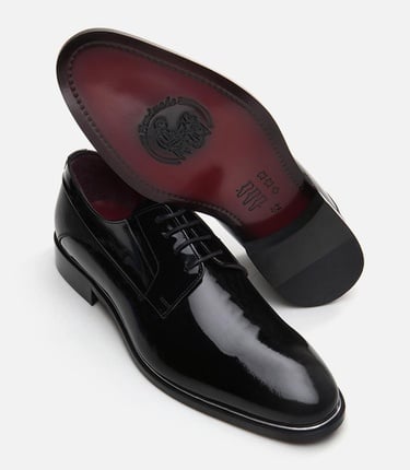  Erkek Deri Siyah Klasik Ayakkabı