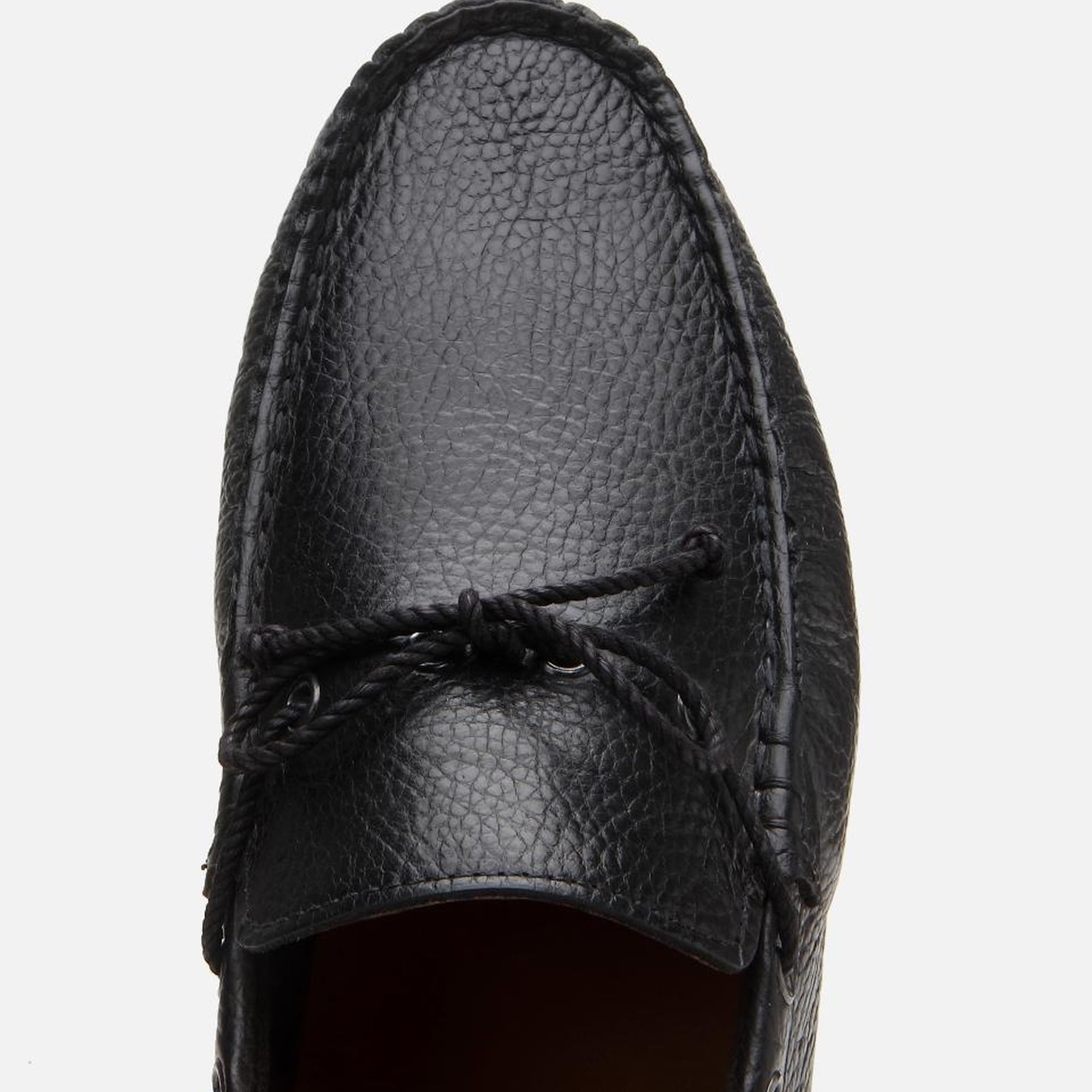 Erkek Deri Siyah Esnek Tabanlı Günlük Loafer