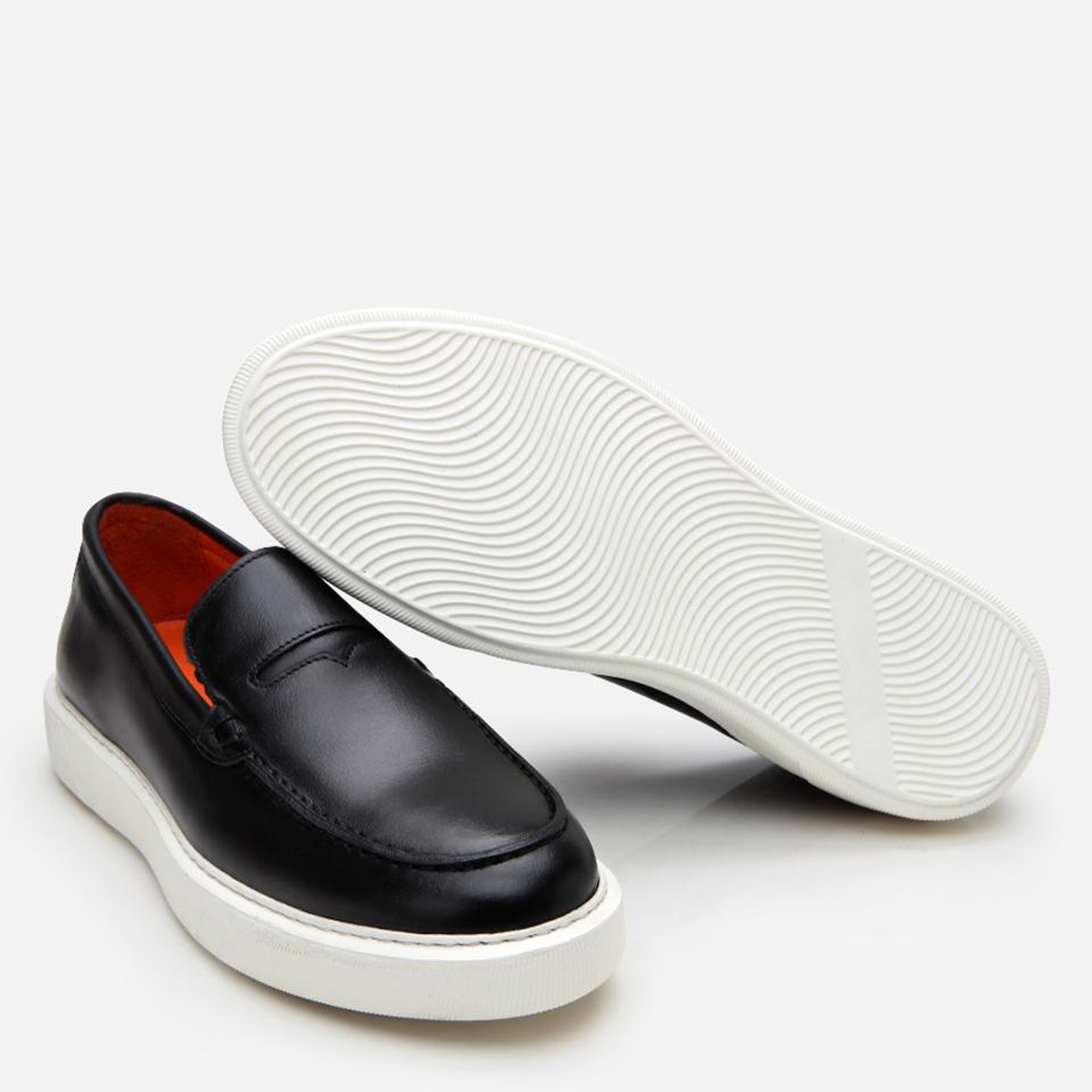 Erkek Deri Siyah Hafif Tabanlı Loafer