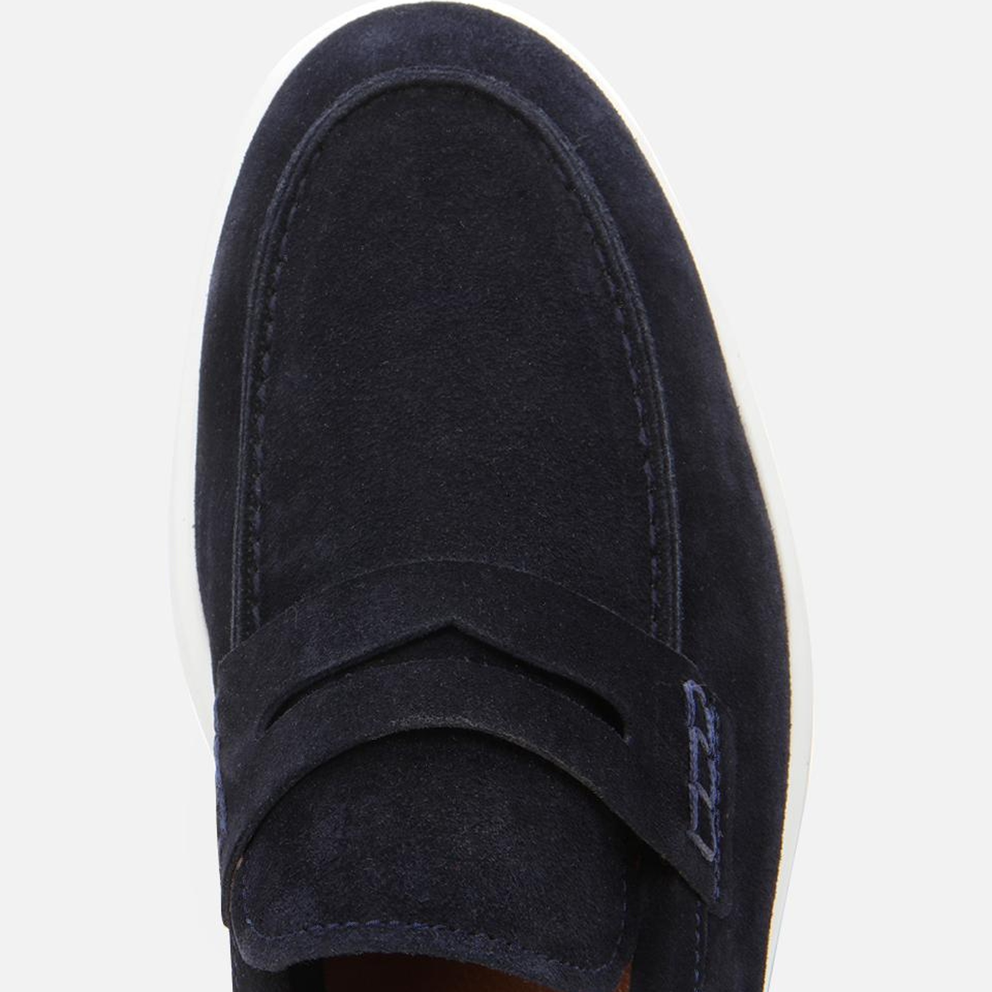 Erkek Süet Deri Lacivert Hafif Tabanlı Günlük Loafer