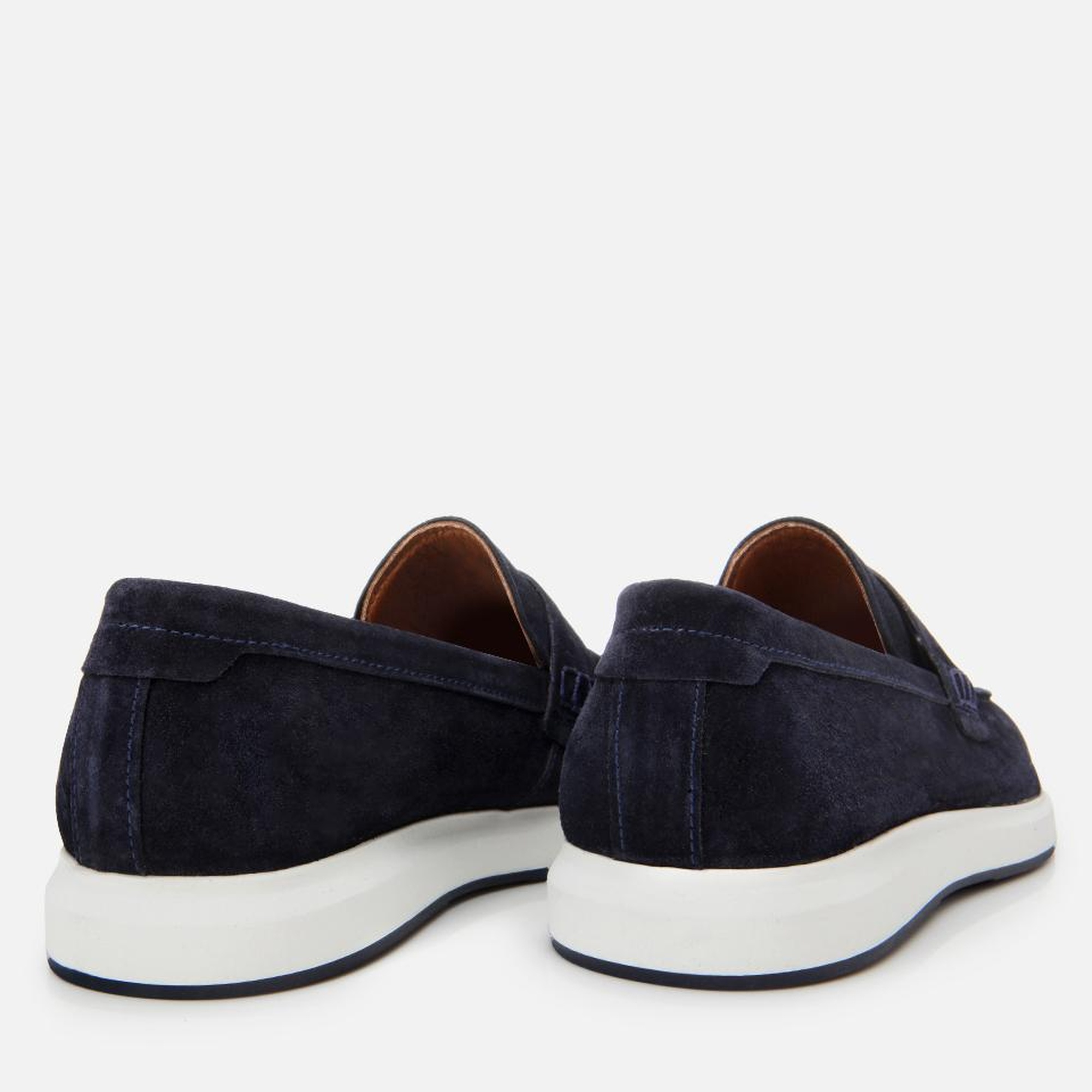 Erkek Süet Deri Lacivert Hafif Tabanlı Günlük Loafer