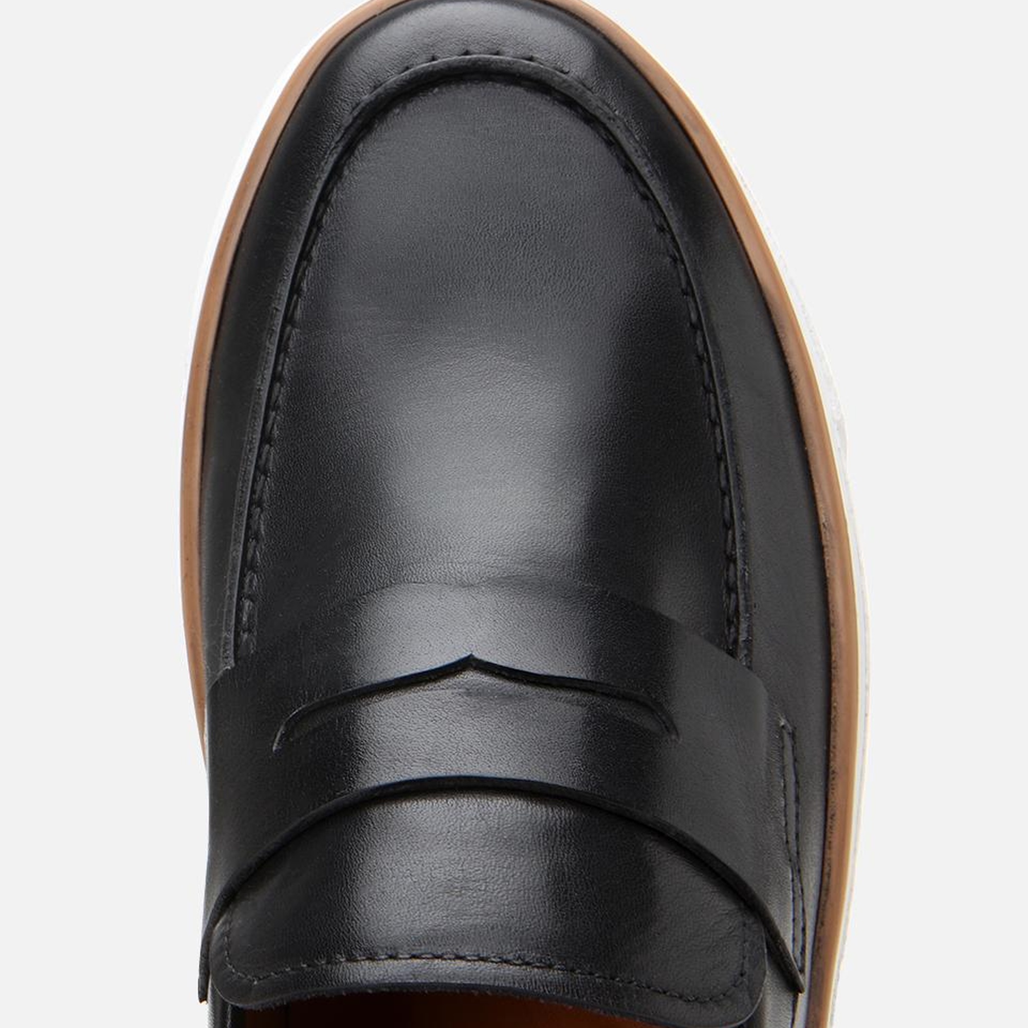 Erkek Deri Siyah Ultra Hafif Tabanlı Şık Günlük Loafer