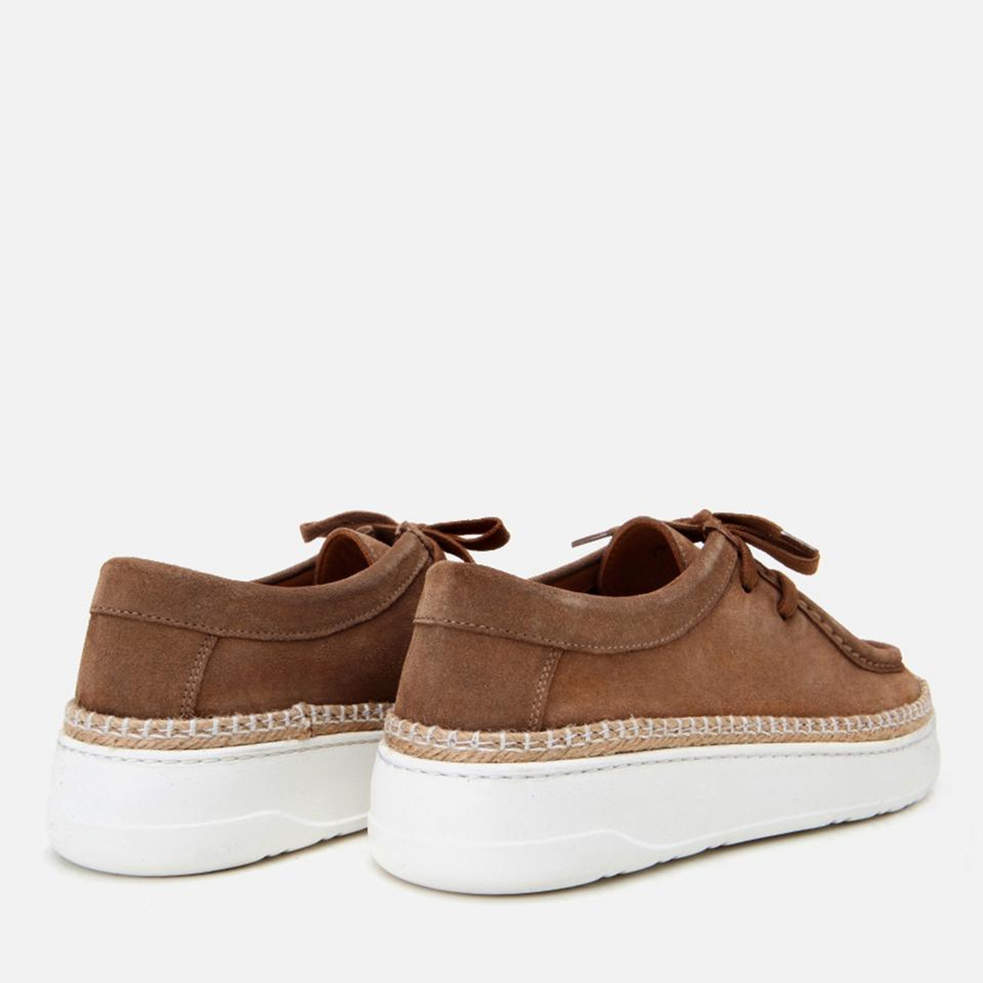 Erkek Süet Deri Taba Yüksek Tabanlı Günlük Ayakkabı