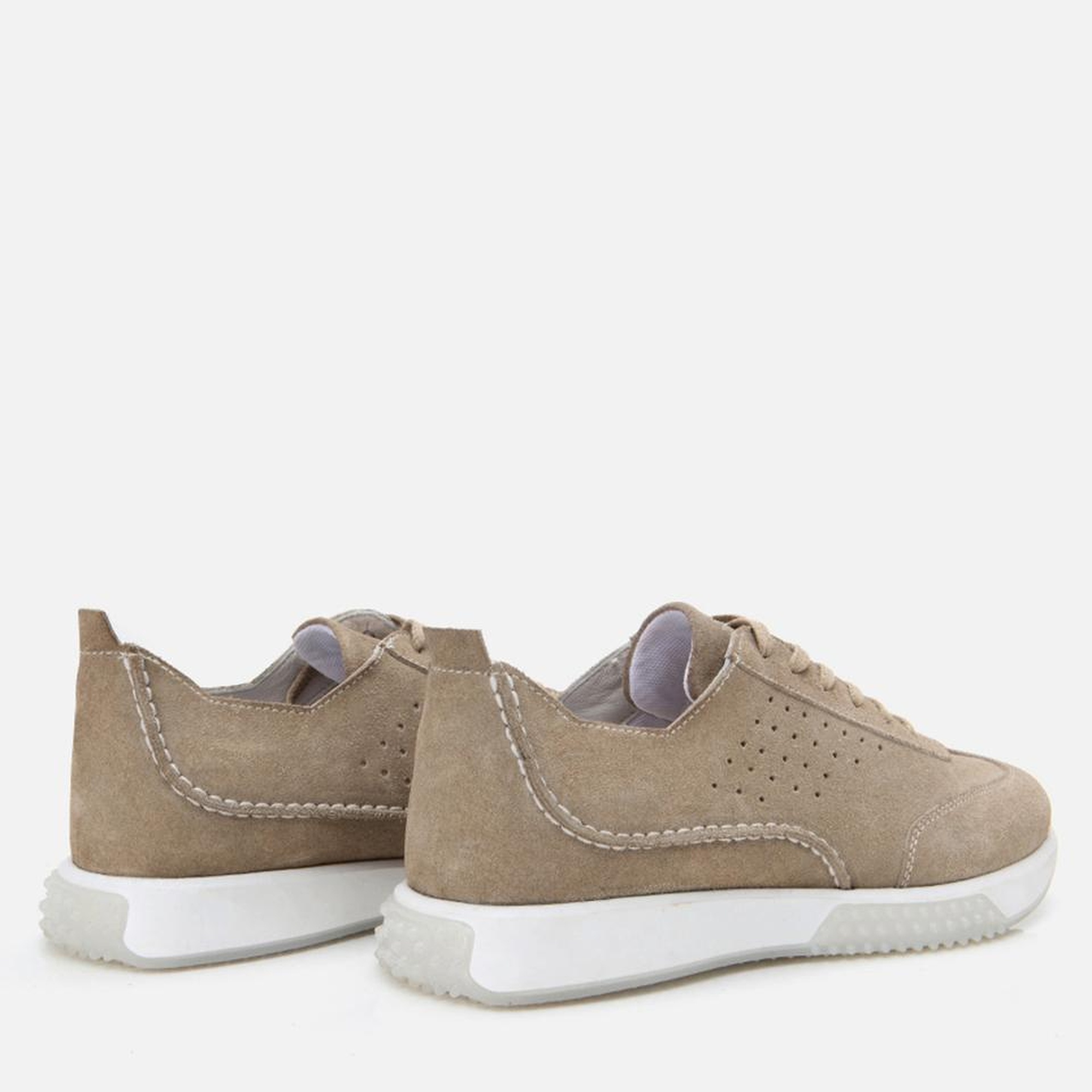 Erkek Deri Bej Spor Ayakkabı