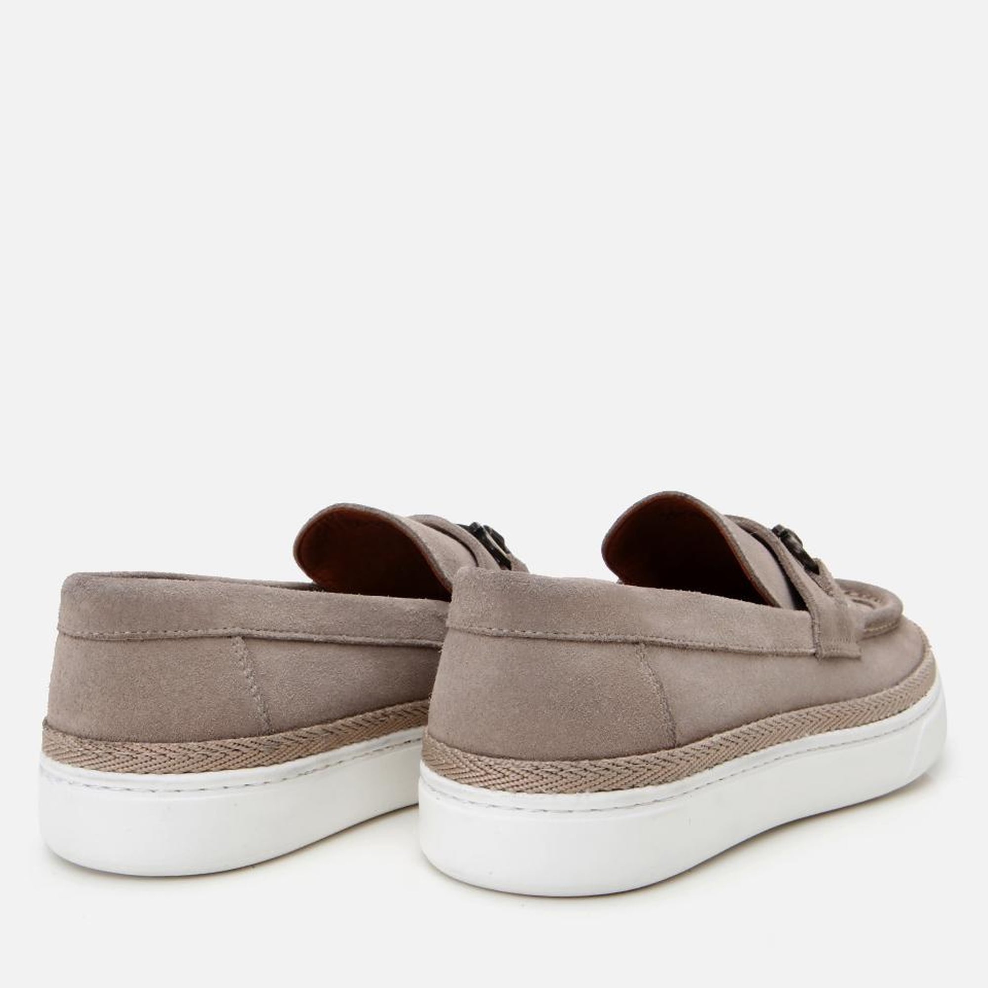 Erkek Süet Deri Bej Ultra Hafif Tabanlı Loafer