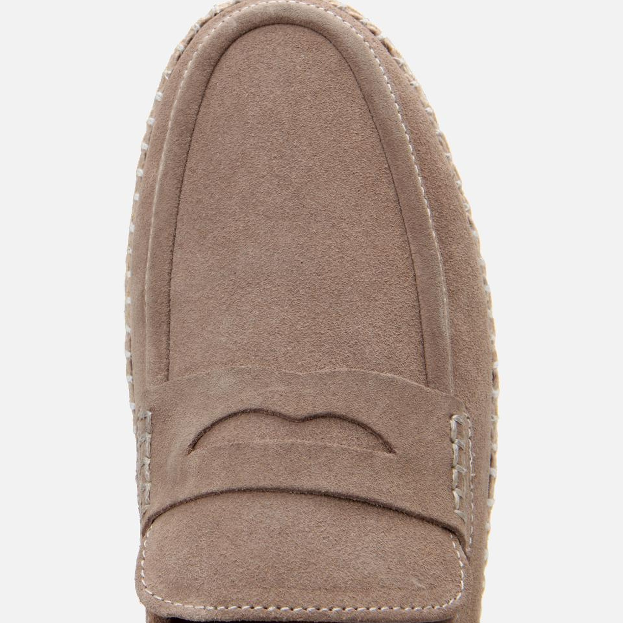 Erkek Süet Deri Bej Ultra Hafif Tabanlı Loafer