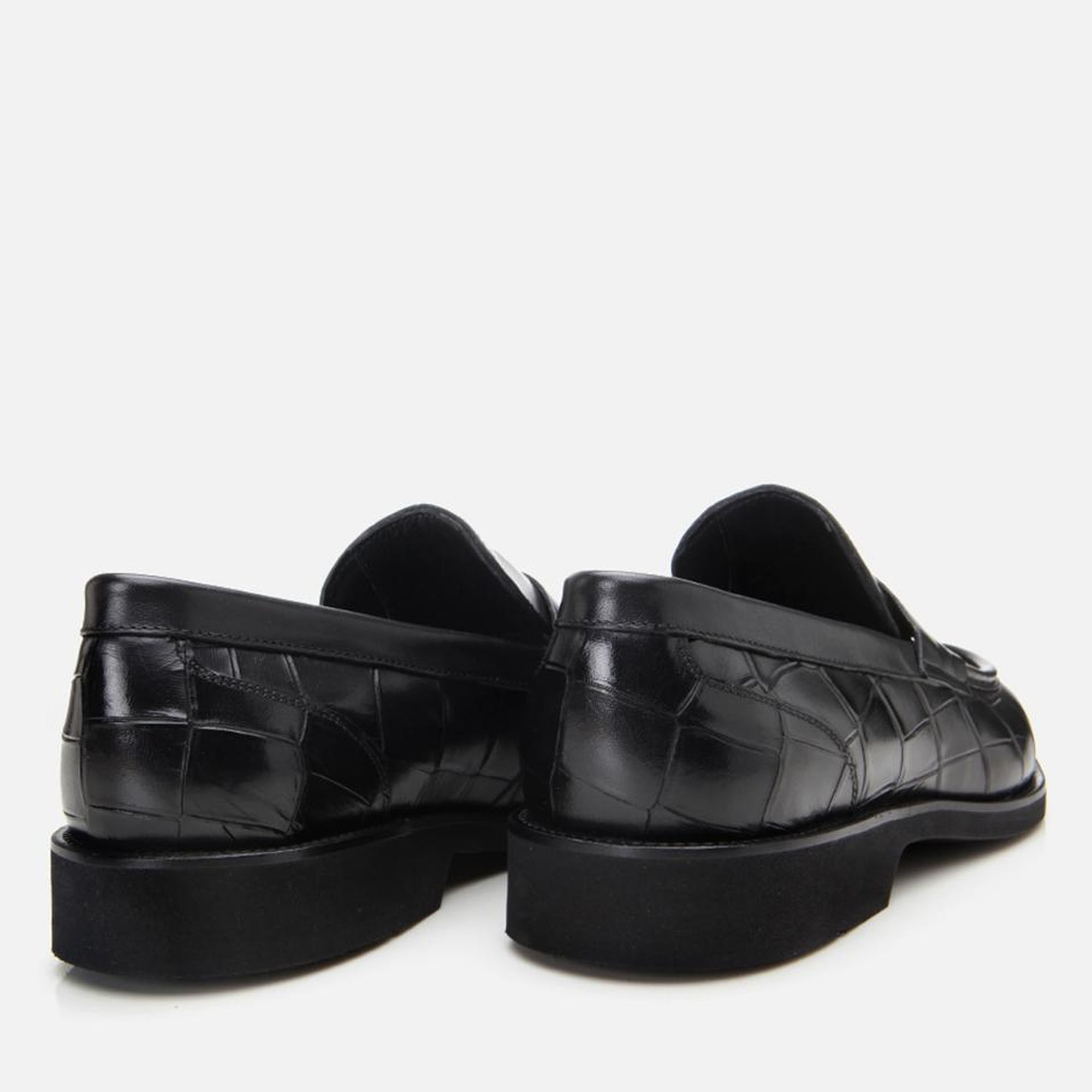 Erkek Deri Siyah Hafif Tabanlı Klasik Loafer