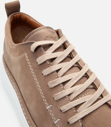  Erkek Nubuk Deri Vizon Hafif Tabanlı Spor Ayakkabı