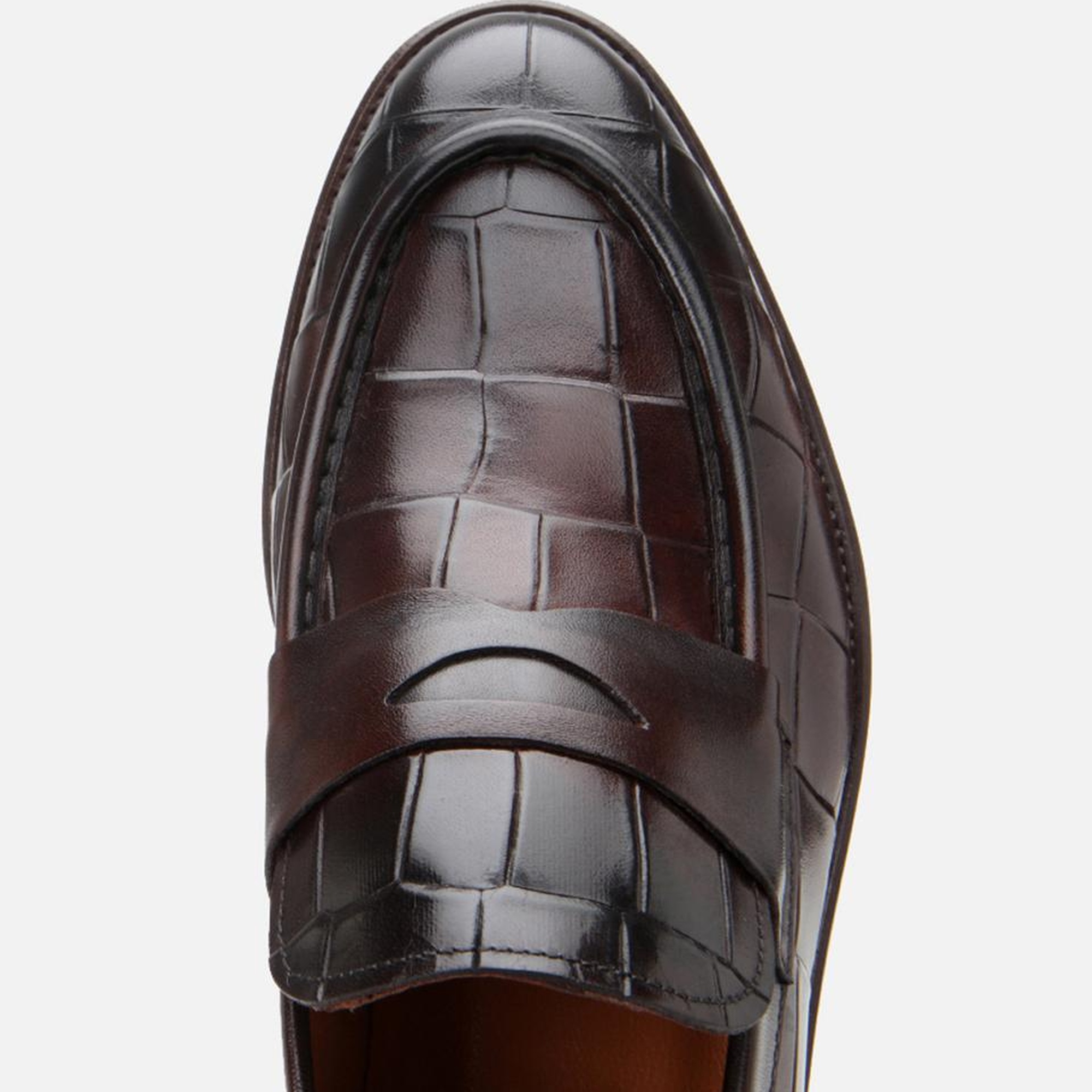 Erkek Deri Kahverengi Hafif Tabanlı Klasik Loafer