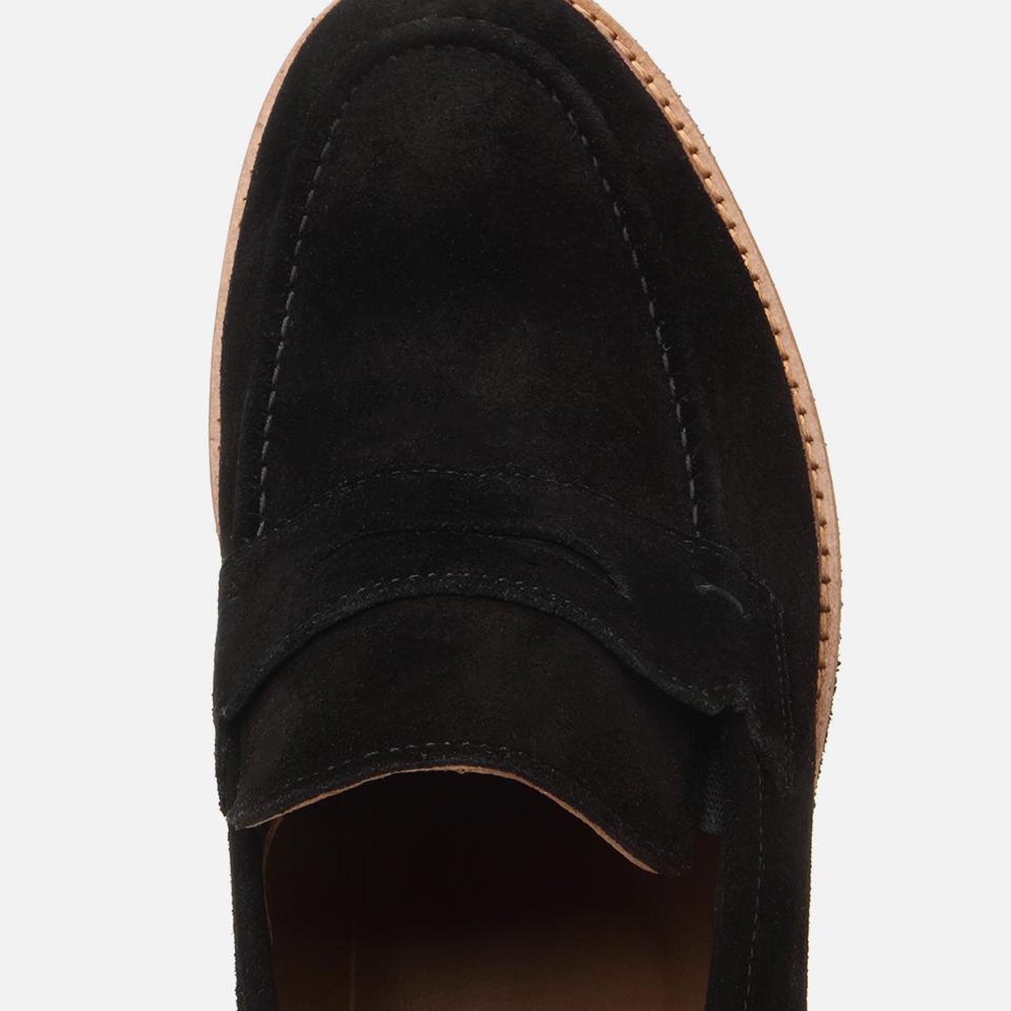 Erkek Süet Deri Siyah Hafif Tabanlı Loafer