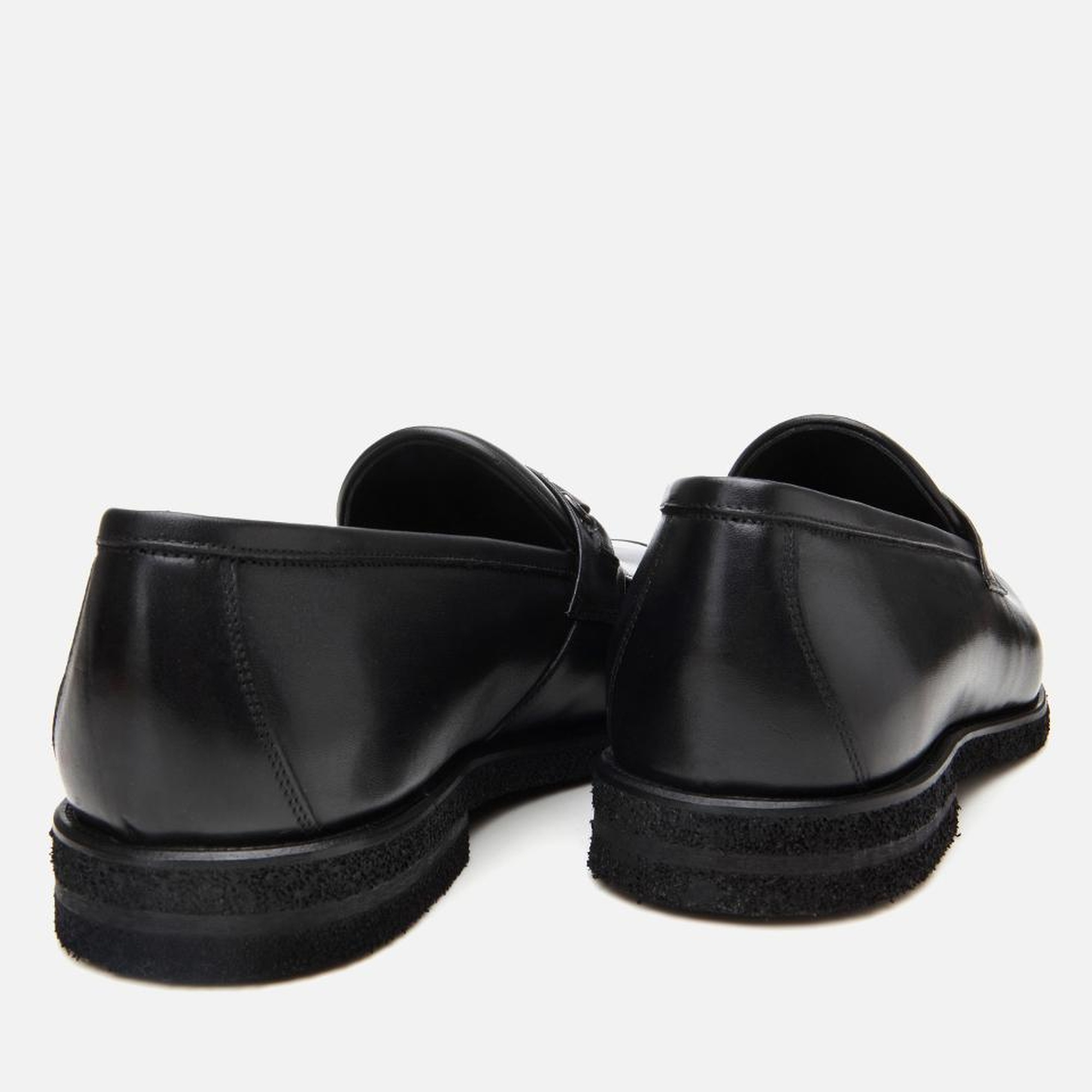 Erkek Deri Siyah Hafif Tabanlı Klasik Loafer