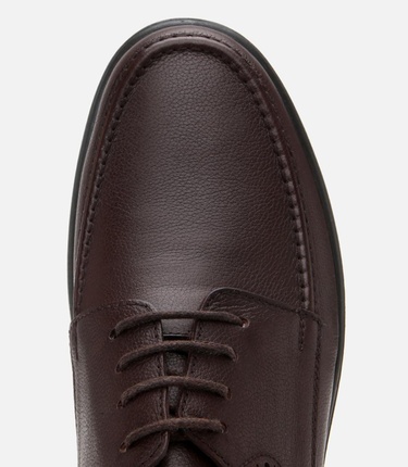  Erkek Deri Kahverengi Rahat Günlük Ayakkabı