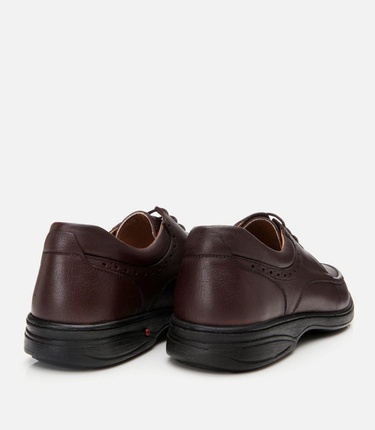  Erkek Deri Kahverengi Rahat Günlük Ayakkabı