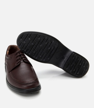  Erkek Deri Kahverengi Rahat Günlük Ayakkabı