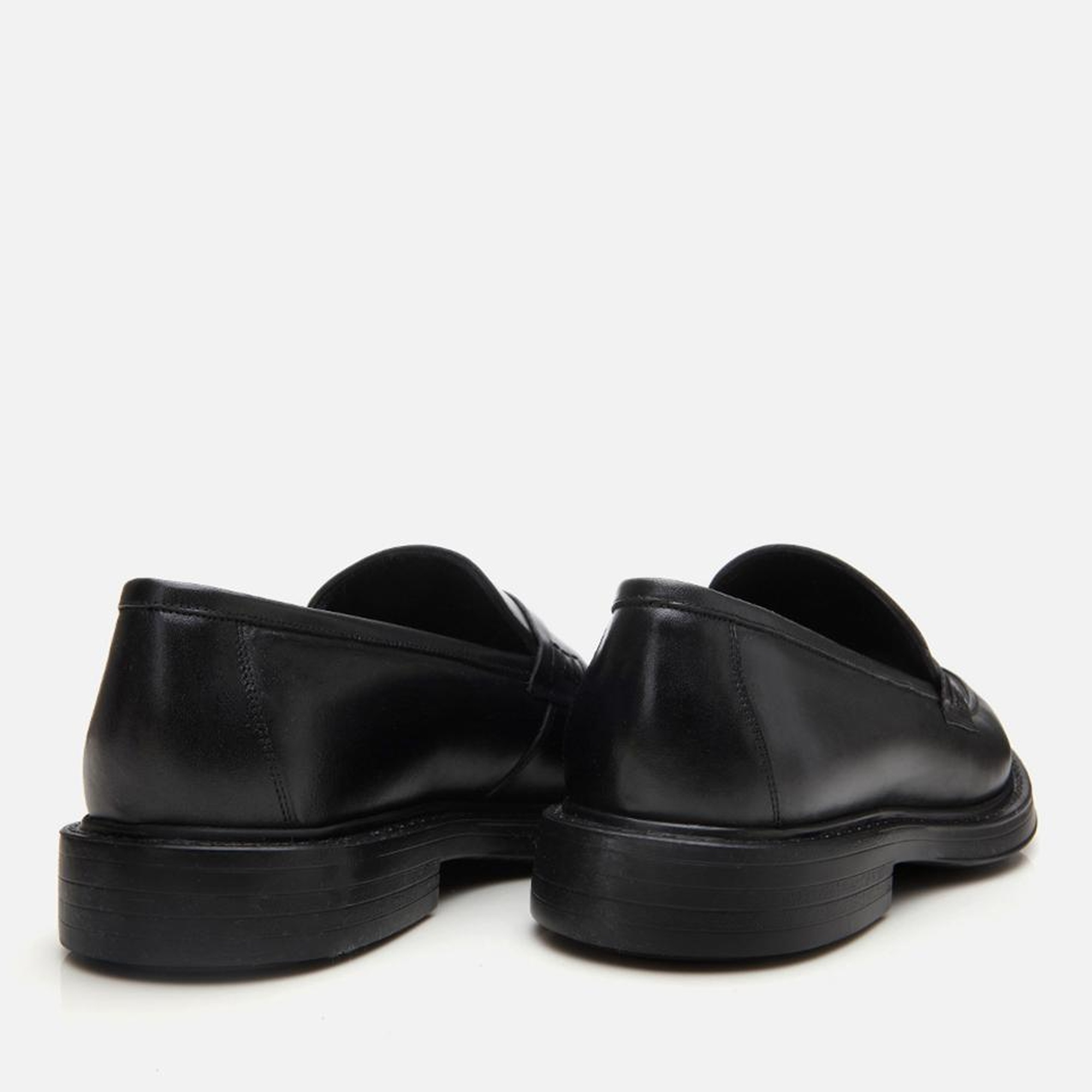 Erkek Deri Siyah Ultra Hafif Tabanlı Klasik Loafer