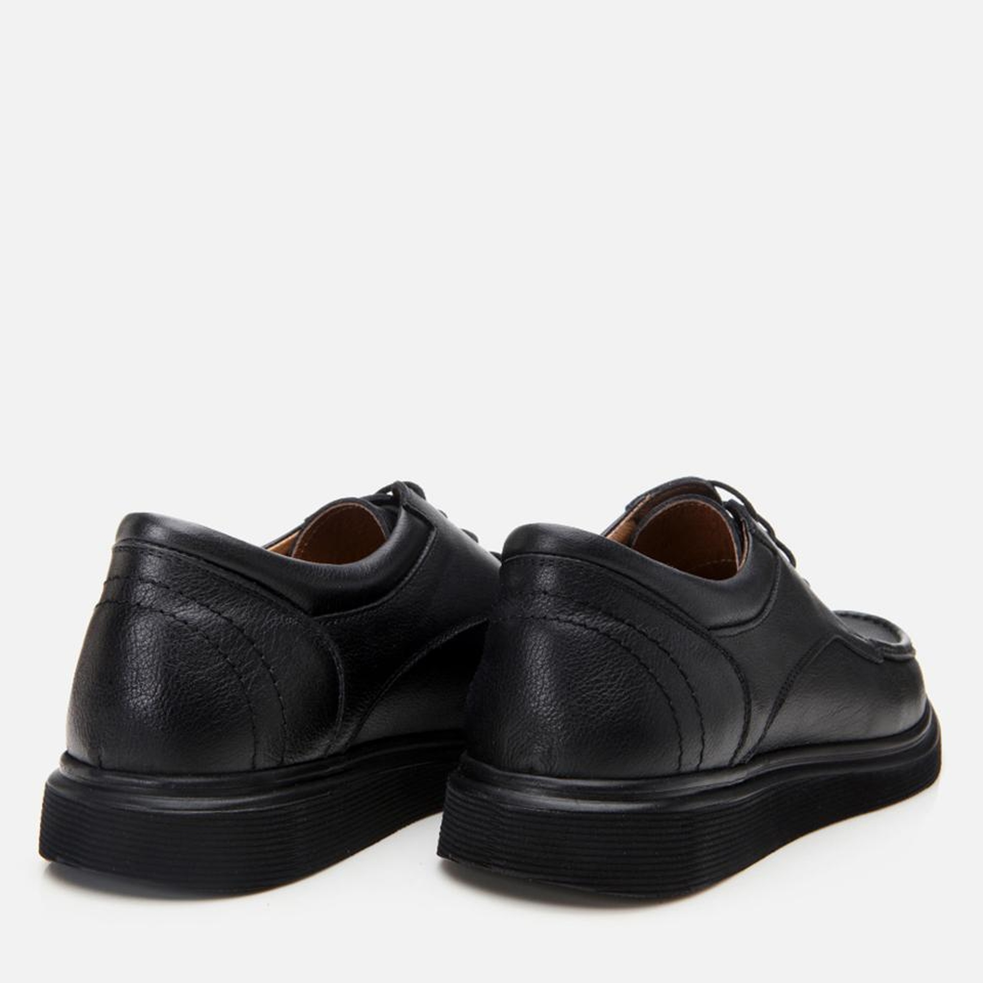 Erkek Deri Siyah Rahat Günlük Ayakkabı