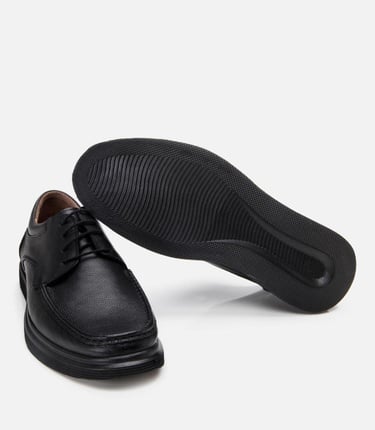  Erkek Deri Siyah Rahat Günlük Ayakkabı