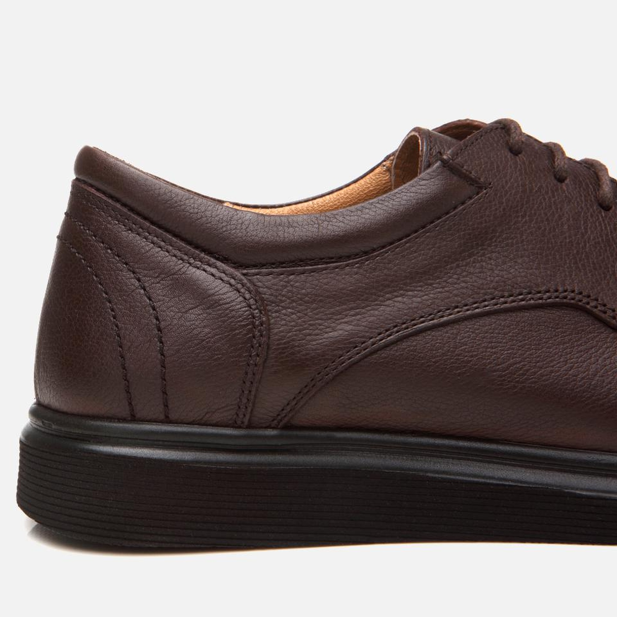 Erkek Deri Kahverengi Rahat Günlük Ayakkabı