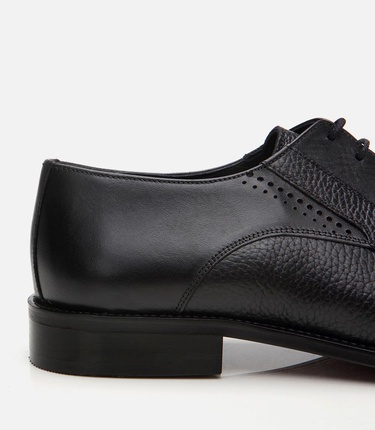  Erkek Deri Siyah Klasik Ayakkabı