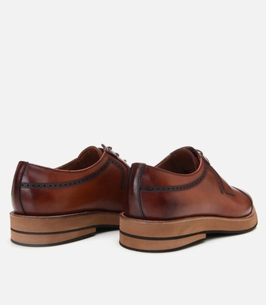  Erkek Deri Taba Hafif Tabanlı Klasik Ayakkabı