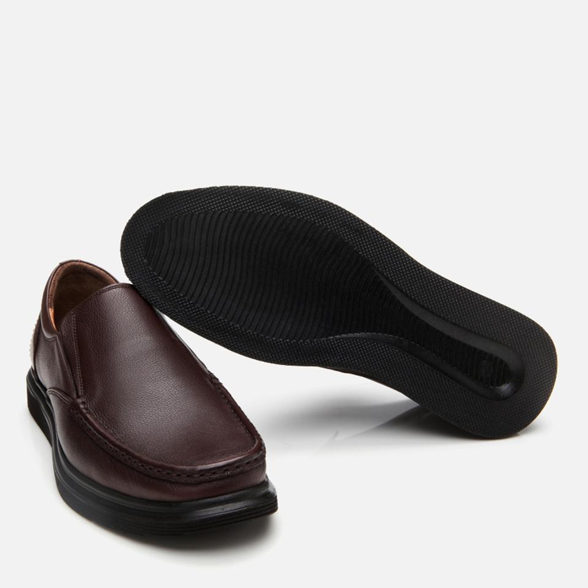 Erkek Deri Kahverengi Rahat Günlük Ayakkabı