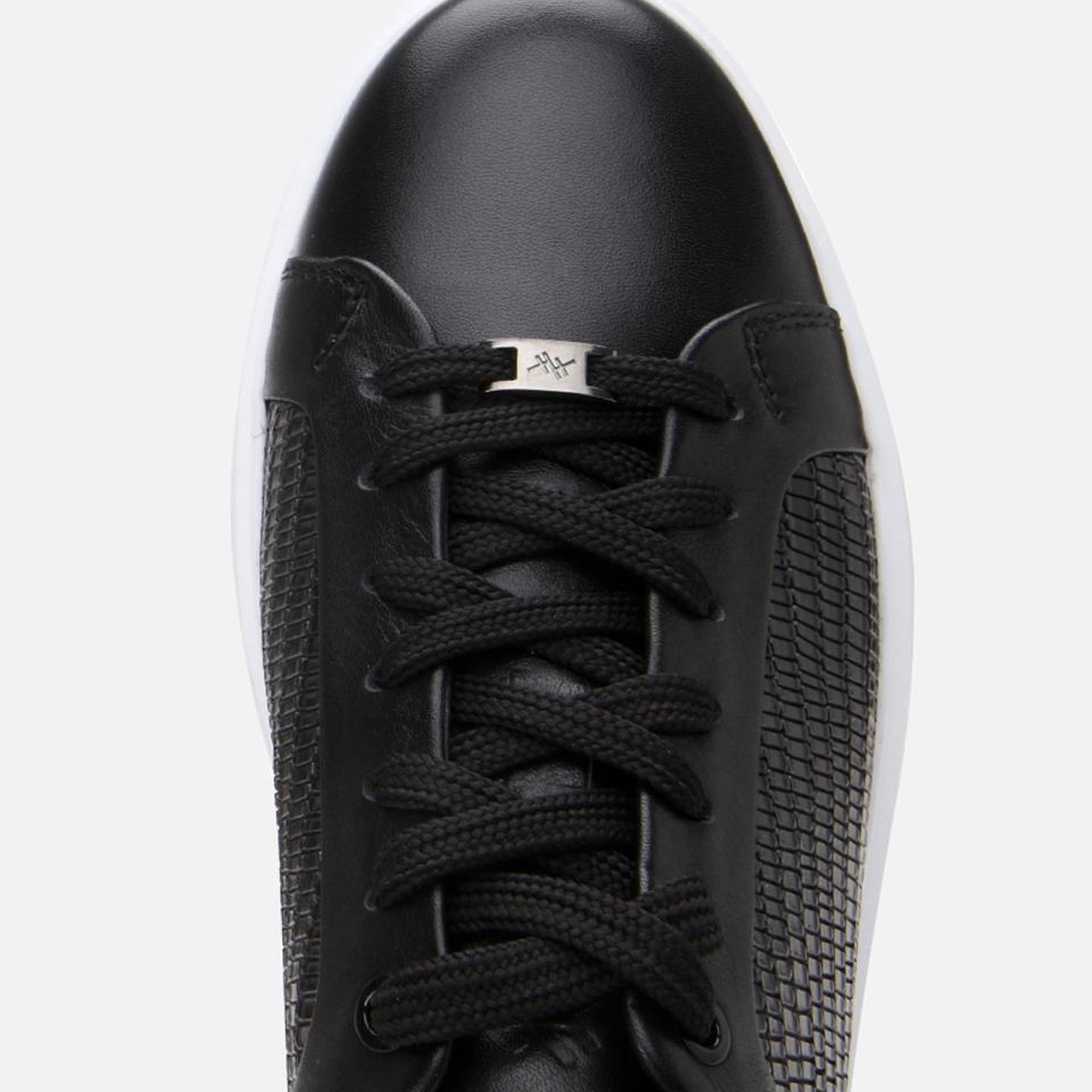 Erkek Deri Siyah Ultra Hafif Tabanlı Spor Ayakkabı