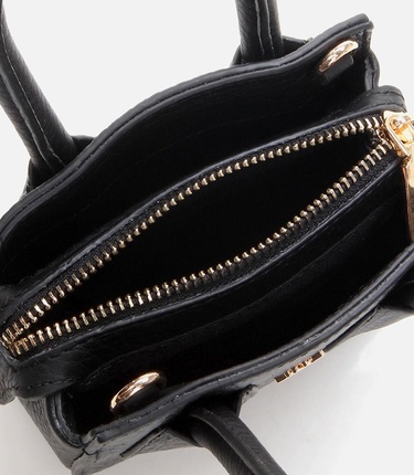  Kadın Deri Siyah Mini (Çapraz) Çanta
