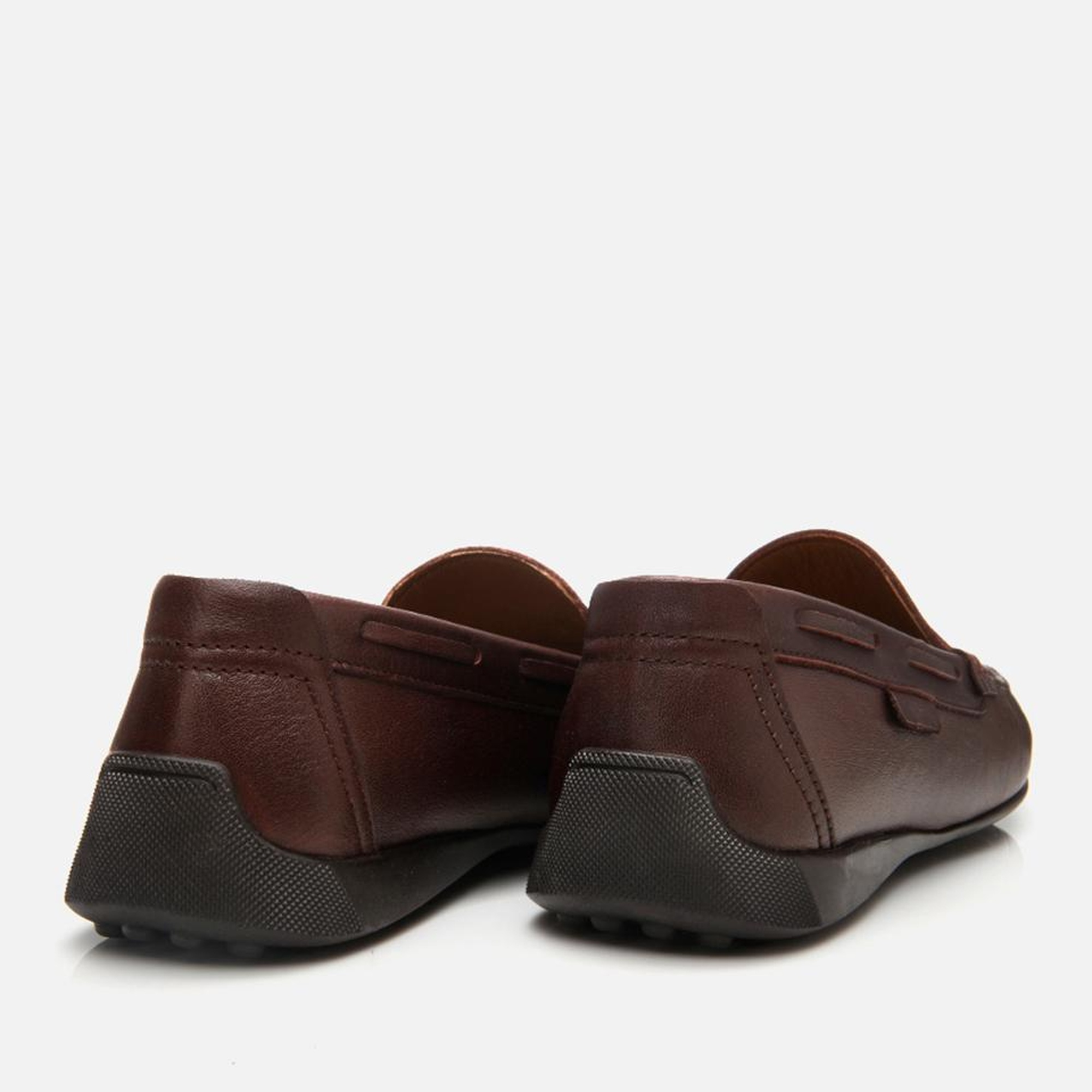 Erkek Deri Kahverengi Günlük Loafer