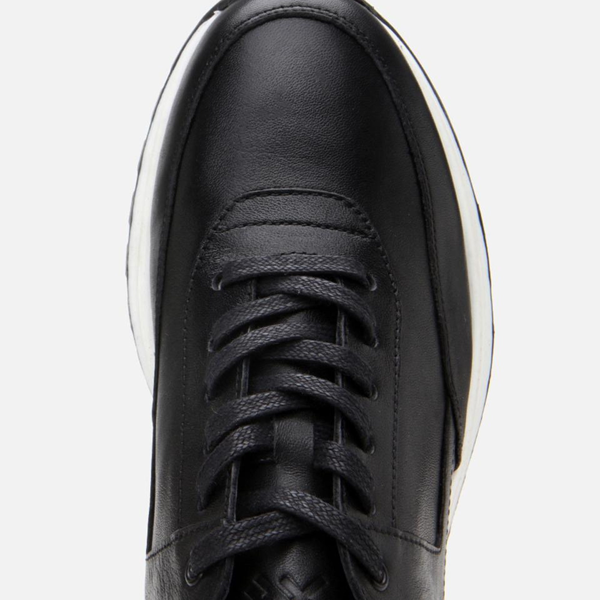 Erkek Deri Siyah Rahat Spor Ayakkabı