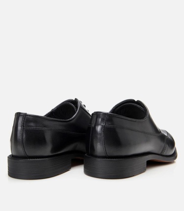  Erkek Deri Siyah Şık Klasik Ayakkabı