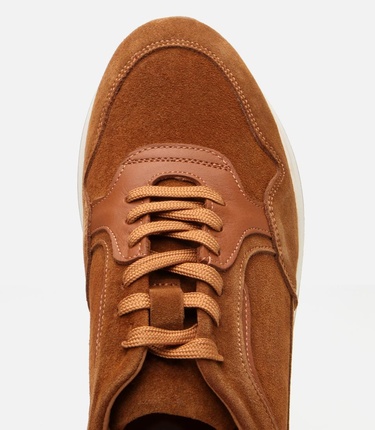  Erkek Süet Deri Taba Spor Ayakkabı