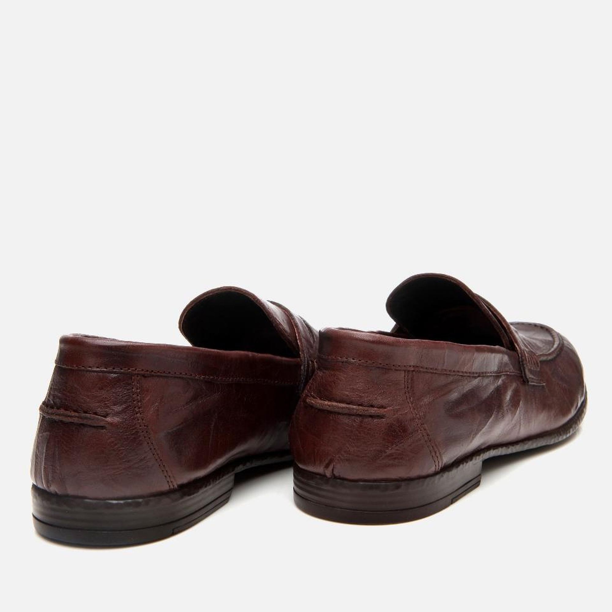 Erkek Deri Kahverengi Ultra Hafif Tabanlı Klasik Loafer