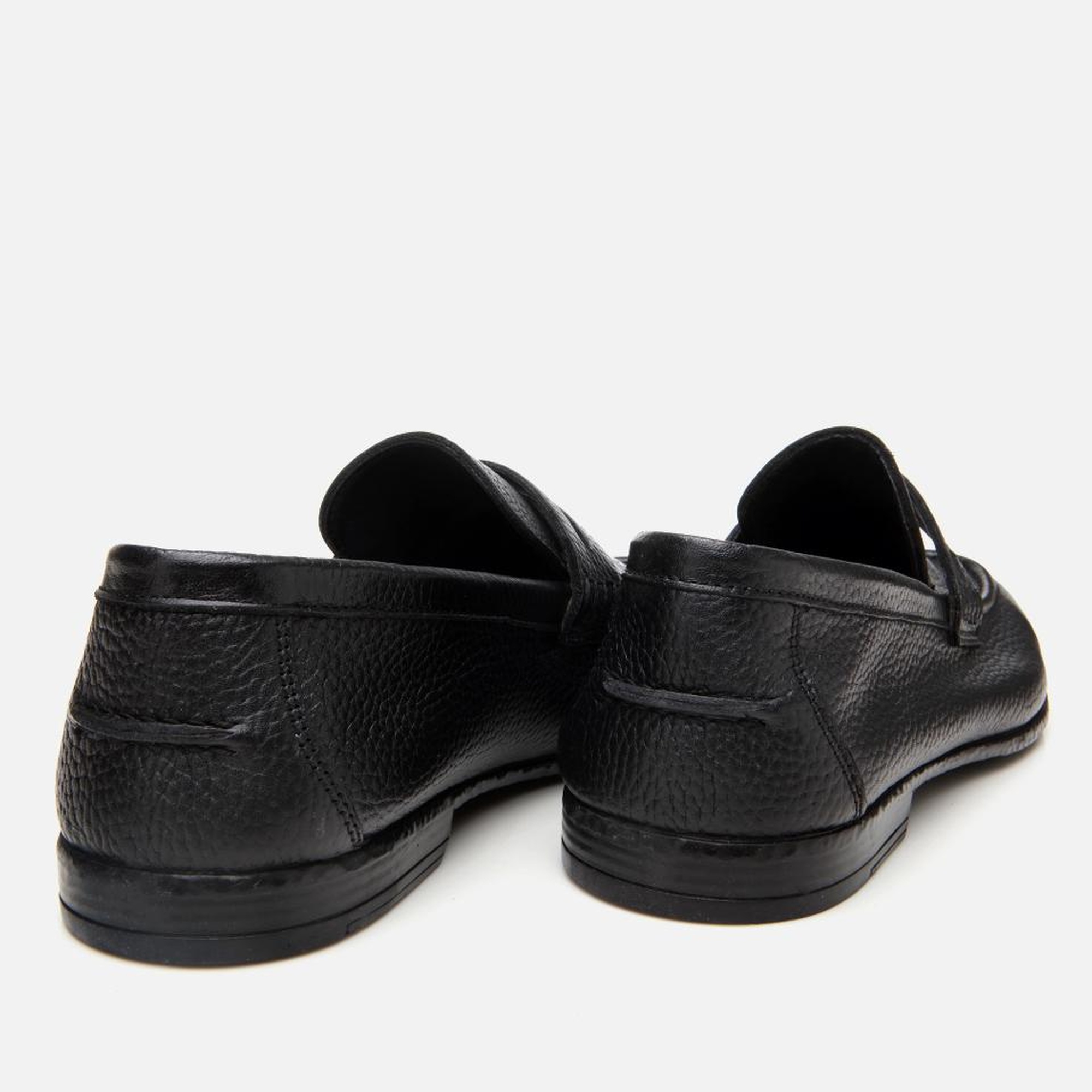 Erkek Deri Siyah Ultra Hafif Tabanlı Klasik Loafer