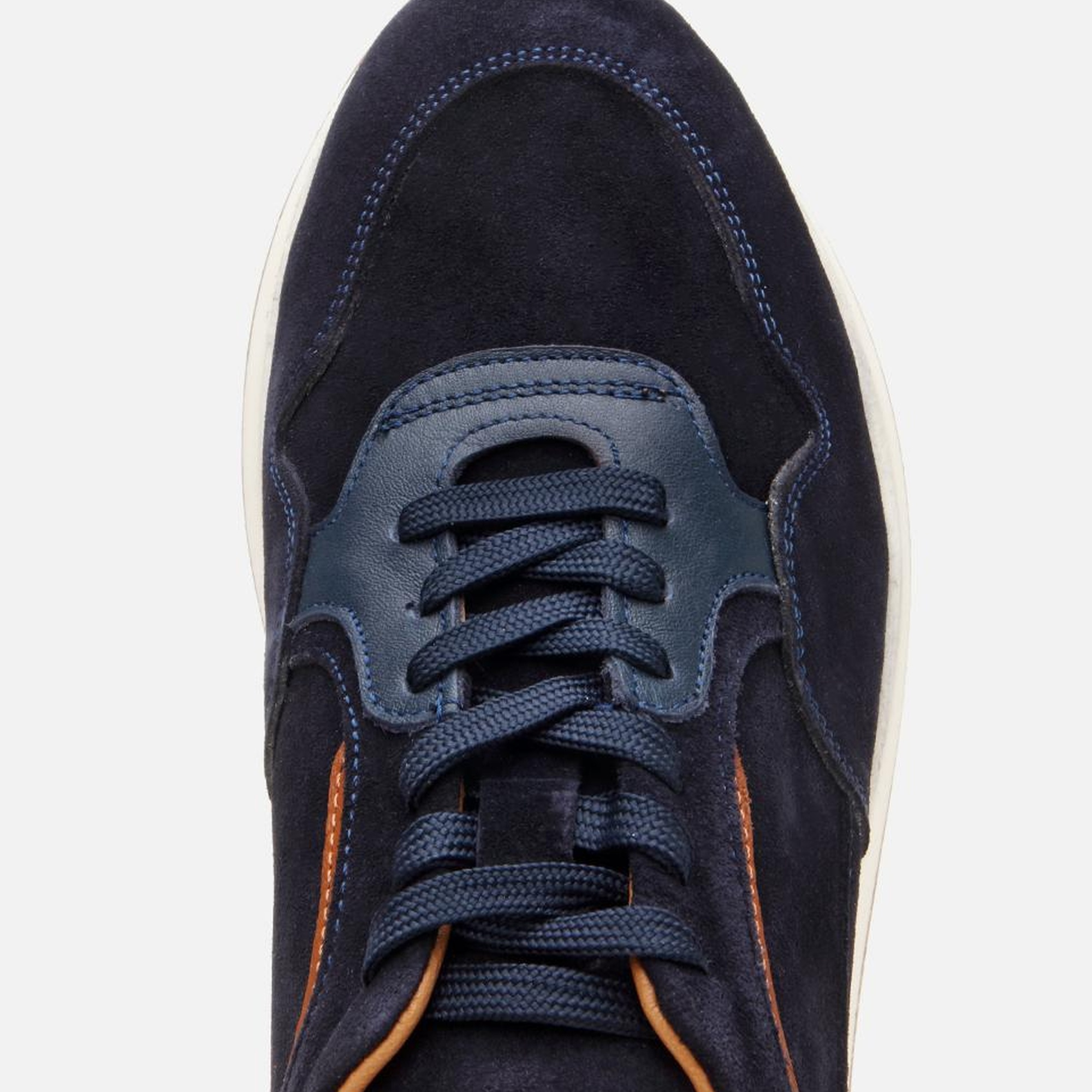 Erkek Süet Deri Lacivert Spor Ayakkabı