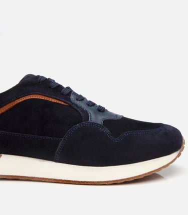  Erkek Süet Deri Lacivert Spor Ayakkabı